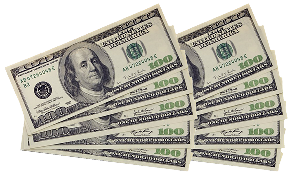 $1000 cash $1000 cash